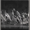 Joan Weldon, Forrest Tucker and ensemble in the touring stage production The Music Man