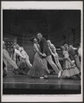Joan Weldon, Forrest Tucker and ensemble in the touring stage production The Music Man