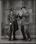 Cliff Hall and Forrest Tucker in the touring stage production The Music Man