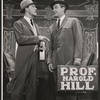 Harry Hickox and Forrest Tucker in the touring stage production The Music Man