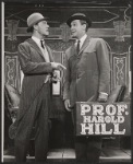 Harry Hickox and Forrest Tucker in the touring stage production The Music Man