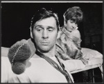 Peggy Pope and unidentified in the Off-Broadway production of Muzeeka / Red Cross