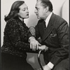 Tala Birell and John Barrymore in a publicity pose for the stage production My Dear Children
