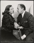 Tala Birell and John Barrymore in a publicity pose for the stage production My Dear Children