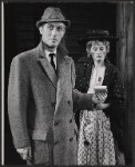 Edward Mulhare and Pamela Charles in the stage production My Fair Lady