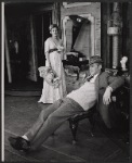 Pamela Charles and Edward Mulhare in the stage production My Fair Lady