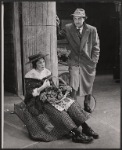 Anne Rogers and Brian Aherne in the 1957 tour of the stage production My Fair Lady