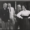 Hugh Dempster, Michael Evans, Charles Victor and Diane Todd in the touring stage production My Fair Lady
