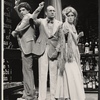 Bill Gerber, E. G. Marshall and Virginia Vestoff in the stage production Nash at Nine