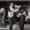 Dennis O'Keefe and Kitty Barling in the stage production Never Live Over a Pretzel Factory
