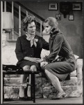 Maureen O'Sullivan and Fran Sharon in the stage production Never Too Late