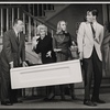 Lyle Talbot, Penny Singleton and unidentified others in the stage production Never Too Late
