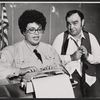 Elaine Shore and James Coco in the Off-Broadway production of Next