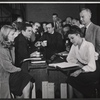 Scene from rehearsal for the stage production The Night Circus