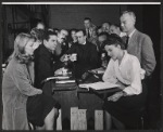 Scene from rehearsal for the stage production The Night Circus