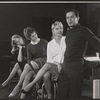 Patricia Roe, Judith Loomis, Arlene Golonka and Ben Gazzara in the stage production The Night Circus
