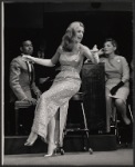 Bobby Short [left] and Salome Jens [center] in the stage production Night Life
