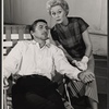 Patrick O'Neal and Margaret Leighton in rehearsal for the stage production The Night of the Iguana