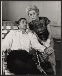 Patrick O'Neal and Margaret Leighton in rehearsal for the stage production The Night of the Iguana