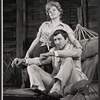 Shelley Winters and Patrick O'Neal in the stage production The Night of the Iguana