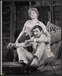 Shelley Winters and Patrick O'Neal in the stage production The Night of the Iguana