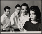 Robert Gray, Bernie Rachelle, Geraldine Teagarden and unidentified in the stage production Nighthawks