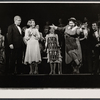 Ruby Keeler [next to him] Patsy Kelly [right of center] and ensemble during curtain call for the 1971 Broadway revival of No, No, Nanette