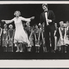 Ruby Keeler [foreground left], Bobby Van [foreground right] and unidentified others in the 1971 Broadway revival of No, No, Nanette