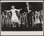 Ruby Keeler [foreground left], Bobby Van [foreground right] and unidentified others in the 1971 Broadway revival of No, No, Nanette
