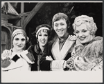 Loni Zoe Ackerman, Pat Lysinger, Bobby Van and K. C. Townsend in publicity photo for the 1971 Broadway revival of No, No, Nanette