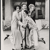 Pat Lysinger, Jack Gilford, Loni Zoe Ackerman [foreground] and K. C. Townsend in publicity photo for the 1971 Broadway revival of No, No, Nanette