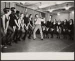 Jerry Antes and unidentified others in rehearsal for the touring production of the 1971 Broadway revival of No, No, Nanette
