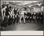 Jerry Antes and unidentified others in rehearsal for the touring stage production of the 1971 Broadway revival of No, No, Nanette