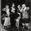 Jerry Antes [second from left] and unidentified others from the touring production of the 1971 Broadway revival of No, No, Nanette