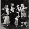 Jerry Antes [second from left] and unidentified others from the touring stage production of the 1971 Broadway revival of No, No, Nanette