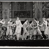 Evelyn Keyes [foreground] and unidentified others in the touring stage production of the 1971 Broadway revival of No, No, Nanette