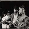 Michael Landrum [center] and unidentified others in the stage production No Place to be Somebody