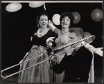 Polly Rowles, Bernice Massi and unidentified others in the stage production No Strings