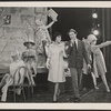 Diahann Carroll, Richard Kiley [center] and unidentified others in the stage production No Strings