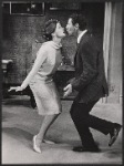 Carol Rossen and Robert Preston in the stage production Nobody Loves an Albatross