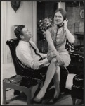 Robert Preston and Carol Rossen in the stage production Nobody Loves an Albatross