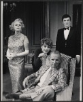 Jessica Tandy, Anne Baxter, Hume Cronyn [seated] and Thom Christopher in the stage production Noel Coward in Two Keys