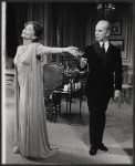 Anne Baxter and Hume Cronyn in the stage production Noel Coward in Two Keys