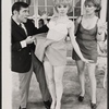 Norman Wisdom, Ardyth Kaiser and Joan Bassie in the stage production Not Now, Darling