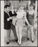 Norman Wisdom, Ardyth Kaiser and Joan Bassie in the stage production Not Now, Darling