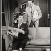 Eddie Bracken and Jack Klugman in the stage production The Odd Couple