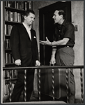 Eddie Bracken and Jack Klugman in the stage production The Odd Couple