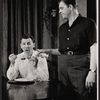 Eddie Bracken and Pat Hingle in the stage production The Odd Couple
