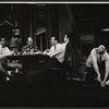 Harry Eno, Peter Boyle, William Pierson, Rik Colitti and Dan Dailey in the touring stage production The Odd Couple