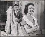 Scott McKay and Ann Sheridan in the stage production Odd Man In
